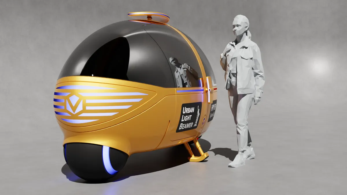 Side-by-side capacity demonstration — two SpaceCabs in one standard lane