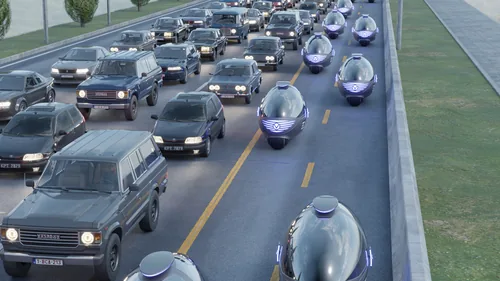 Multiple SpaceCabs operating side-by-side